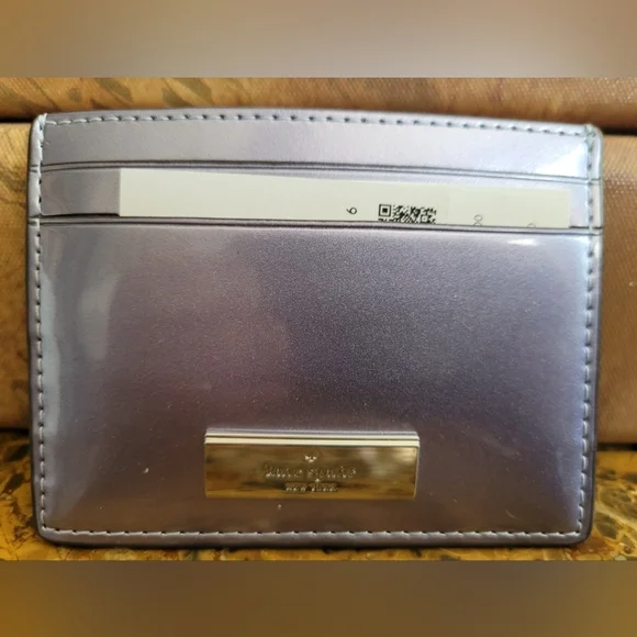 Kate Spade New York Lavender Metallic Card Holder - Picture 4 of 5